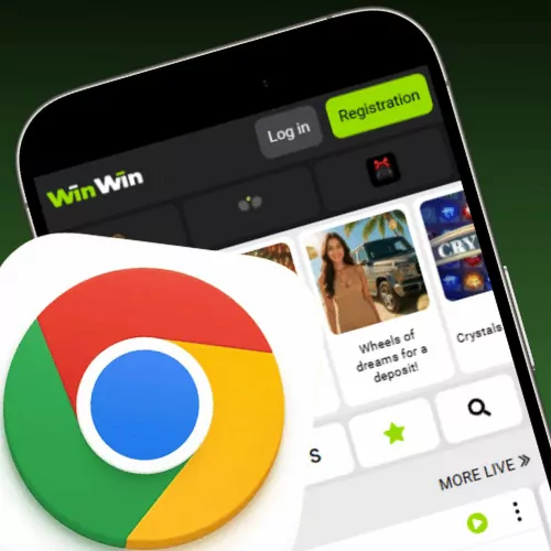 Visit the official WinWin website via a browser
