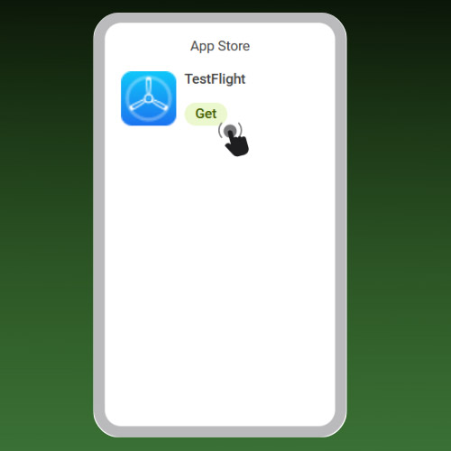 Go to the TestFlight page